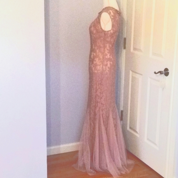 Alex Evenings Mermaid  Lace Evening Gown. Mother of the Bride/groom. - Picture 2 of 15